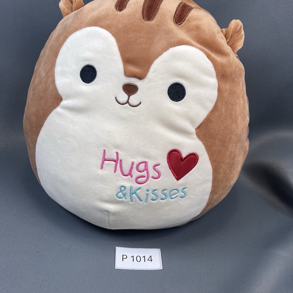 SQUISHMALLOW Nic Valentine Squad Squirrel Plush 12" Hugs & Kisses Kelly Toy 2018 - Picture 13 of 13